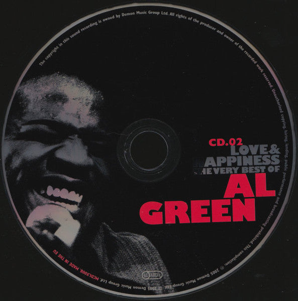 Al Green : Love & Happiness (The Very Best Of Al Green) (2xCD, Comp)