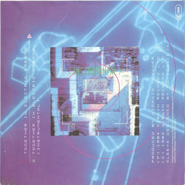 Giorgio Moroder With Philip Oakey : Together In Electric Dreams (7", Single)