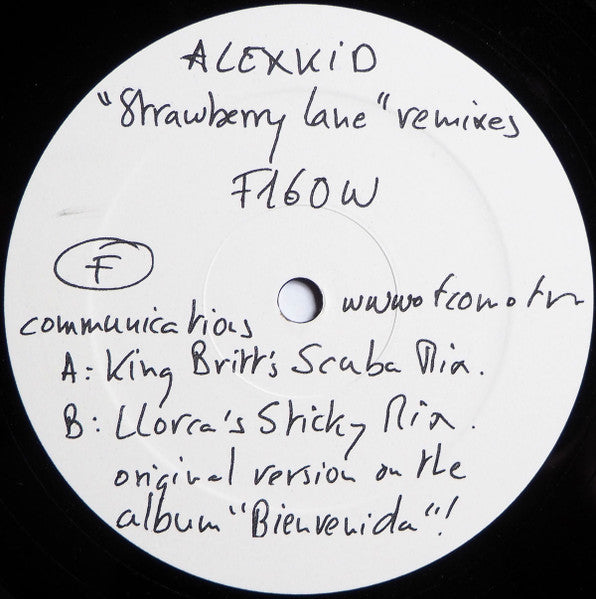 Alexkid : Strawberry Lane Remixes (12", Promo, W/Lbl)