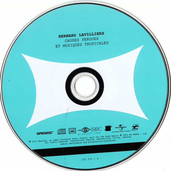 Bernard Lavilliers : Causes Perdues Et Musiques Tropicales (CD, Album)
