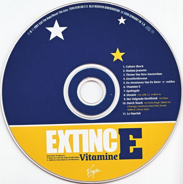 Extince : Vitamine E (CD, Album, dig)