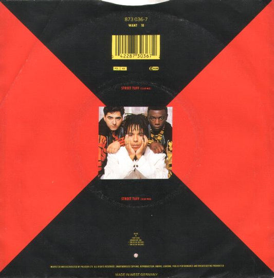 Rebel MC And Double Trouble : Street Tuff (7", Single)