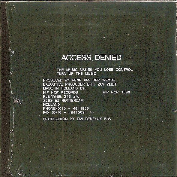 Access Denied : The Music Makes You Lose Control / Turn Up The Music (CD, Mini)