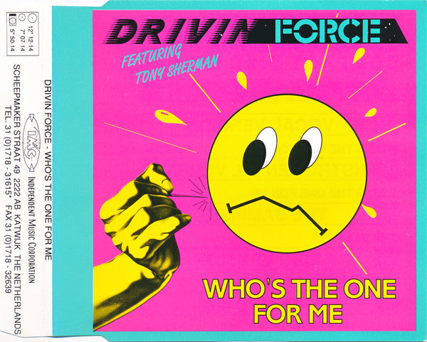 Drivin' Force Featuring Tony Sherman : Who's The One For Me (CD, Maxi)