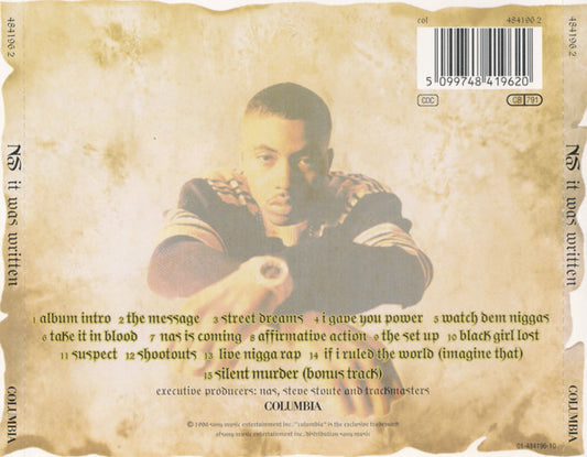 Nas : It Was Written (CD, Album)