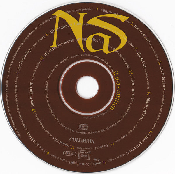 Nas : It Was Written (CD, Album)