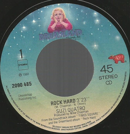 Suzi Quatro : Rock Hard / State Of Mind (7", Single)
