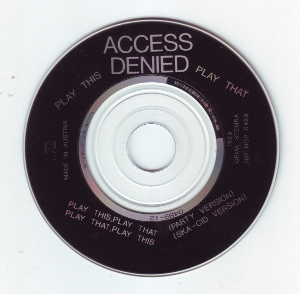 Access Denied : Play This Play That (CD, Mini)