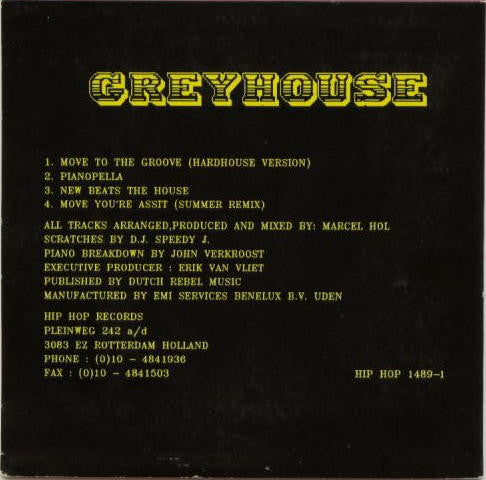 Grey House* : Move To The Groove / New Beats The House (CD, Mini, Single)