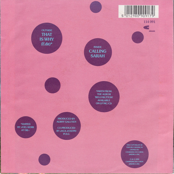 Jellyfish (2) : That Is Why (Edit) (7", Single)
