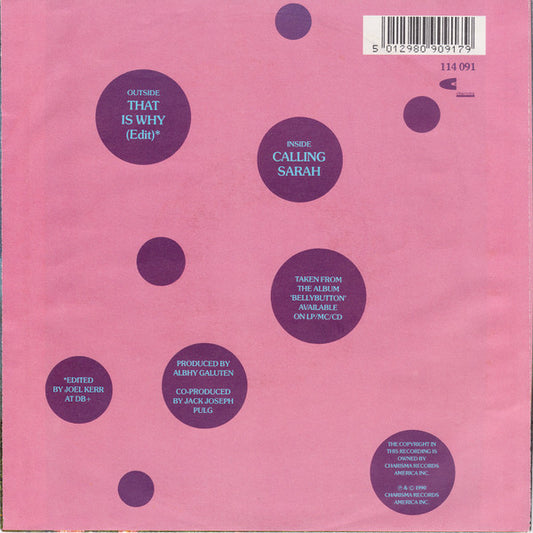 Jellyfish (2) : That Is Why (Edit) (7", Single)