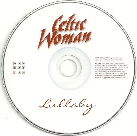 Celtic Woman : Lullaby (CD, Album, Ltd)