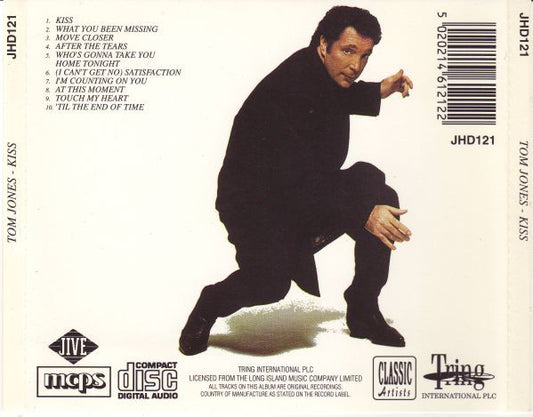 Tom Jones : Kiss (CD, Album, RE)