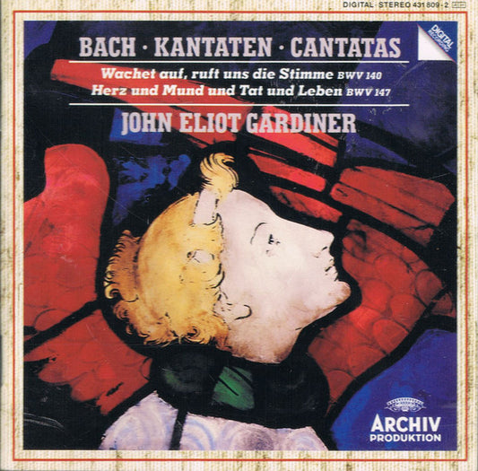 Johann Sebastian Bach - John Eliot Gardiner : Kantaten BWV 140 & 147 (CD, Album, RE)