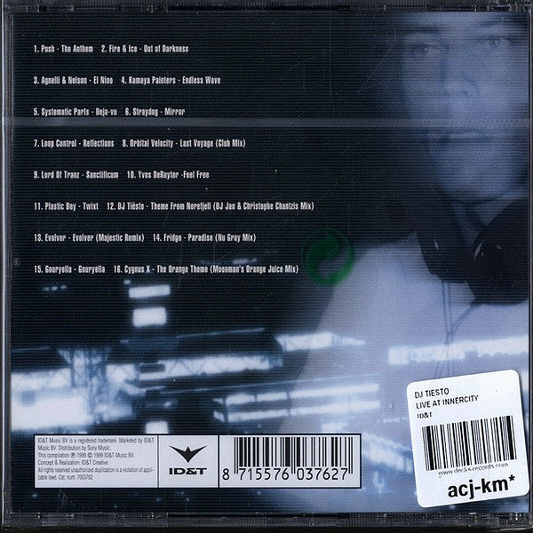 DJ Tiësto : Live At Innercity - Amsterdam RAI (CD, Mixed)