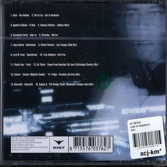 DJ Tiësto : Live At Innercity - Amsterdam RAI (CD, Mixed)