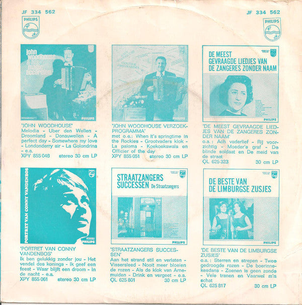 Tony Vos : Along The Road (7", Mono)