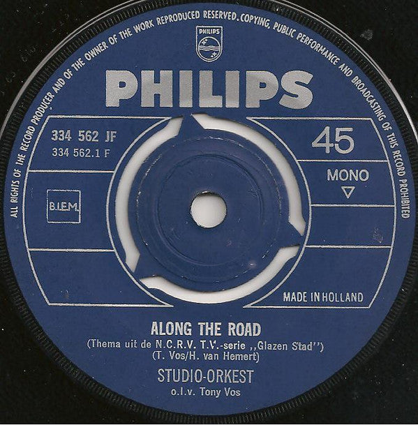 Tony Vos : Along The Road (7", Mono)