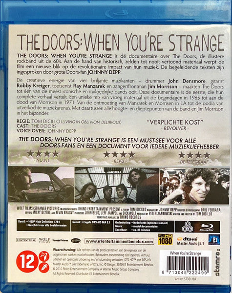 The Doors : When You're Strange (Blu-ray, Multichannel, DTS)