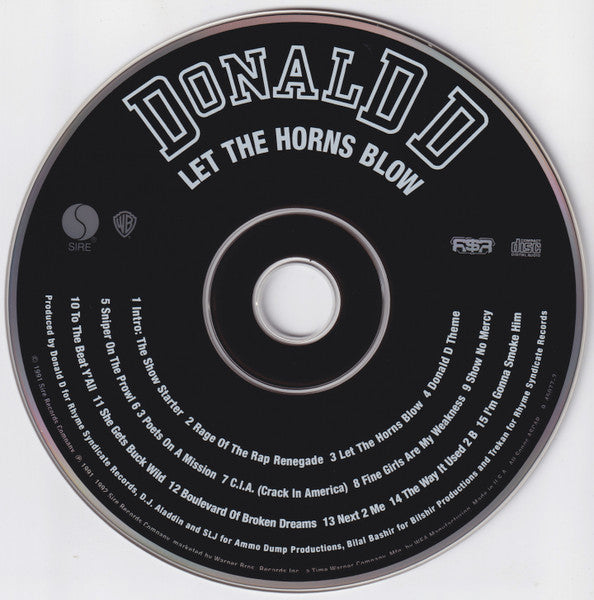 Donald D : Let The Horns Blow (CD, Album)