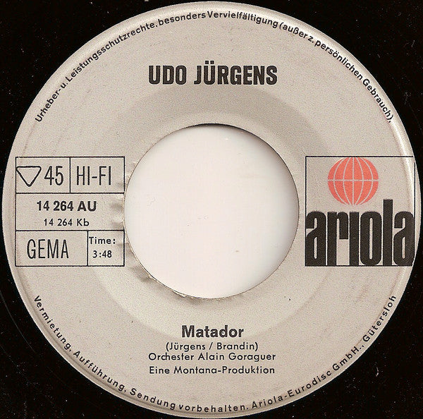 Udo Jürgens : Battle Hymn Of The Republic (7", Single)