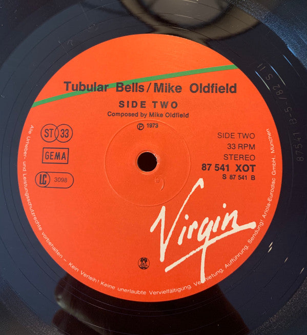 Mike Oldfield : Tubular Bells (LP, Album, RE)