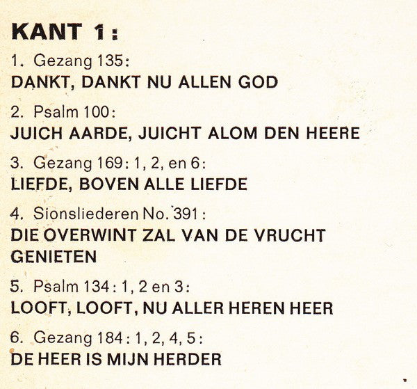Bartiméuskoor : Het Bartiméuskoor Zingt (LP)