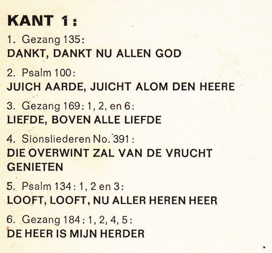 Bartiméuskoor : Het Bartiméuskoor Zingt (LP)
