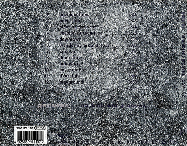 Genuine : Nu Ambient Grooves (CD, Album)