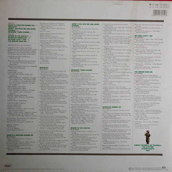 Lee Clayton : The Dream Goes On (LP, Album, RE)
