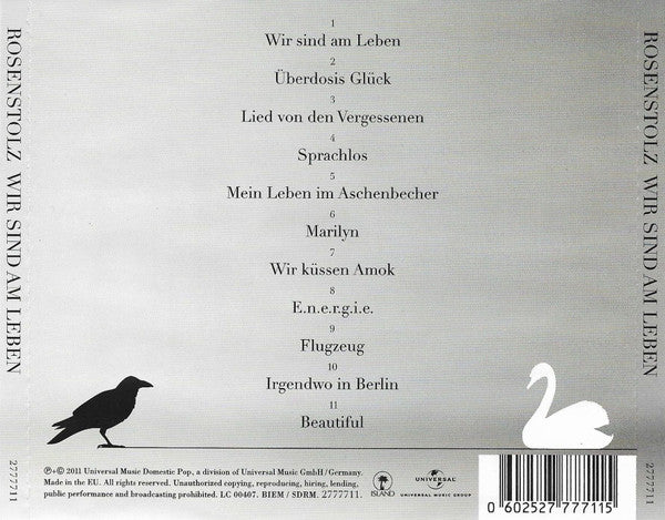 Rosenstolz : Wir Sind Am Leben (CD, Album)