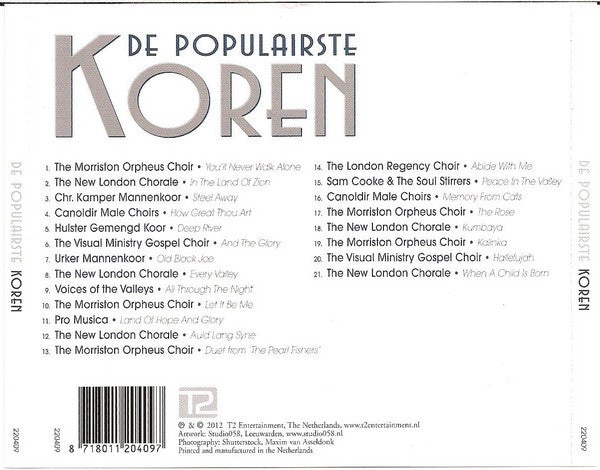 Various : De Populairste Koren (CD, Comp)