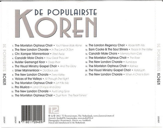 Various : De Populairste Koren (CD, Comp)