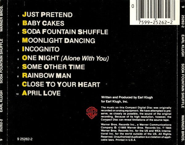 Earl Klugh : Soda Fountain Shuffle (CD, Album, RE, RP)