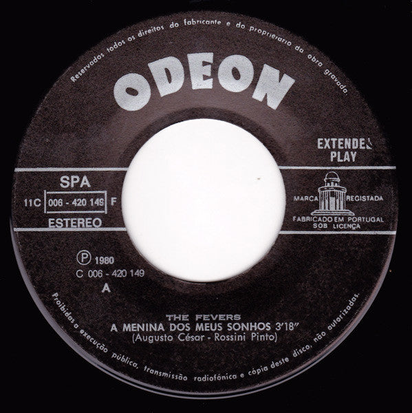 The Fevers : A Menina Dos Meus Sonhos (7", Single)