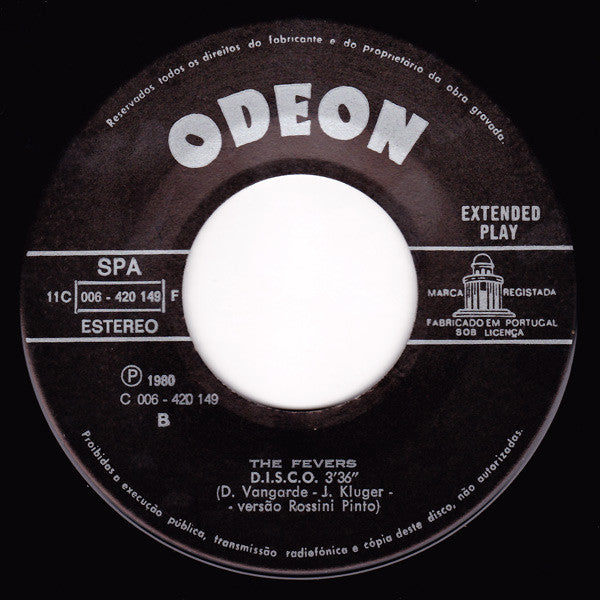 The Fevers : A Menina Dos Meus Sonhos (7", Single)