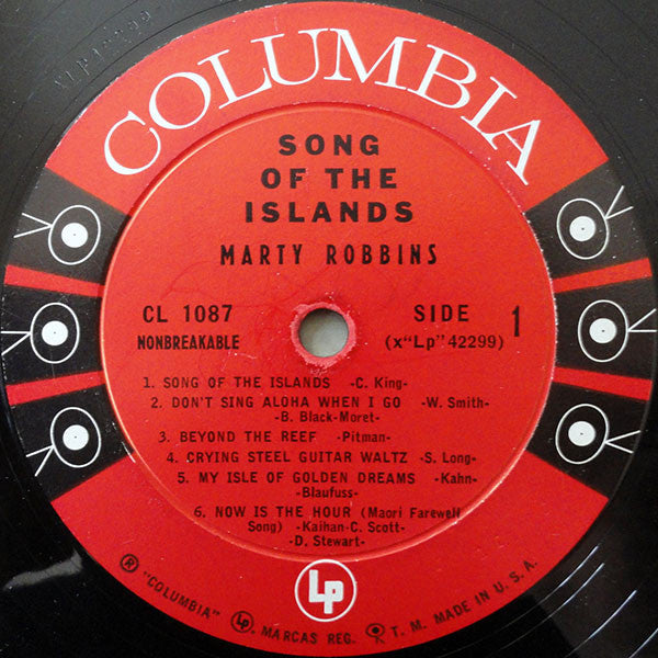 Marty Robbins : Song Of The Islands (LP)