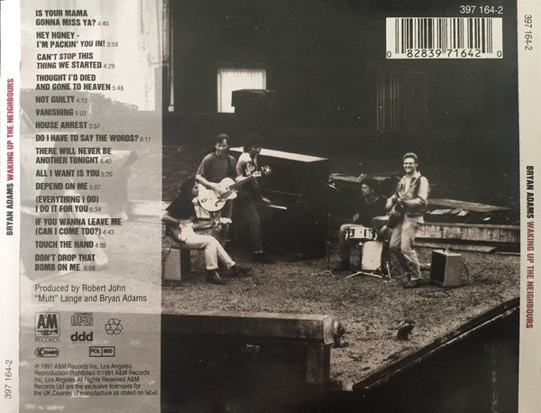 Bryan Adams : Waking Up The Neighbours (CD, Album)