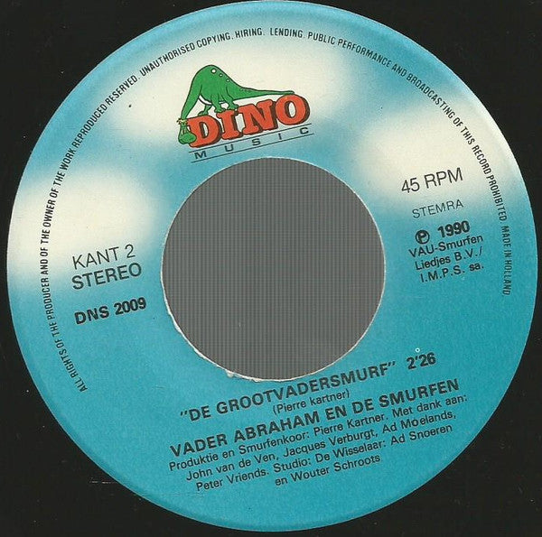 Vader Abraham En The Smurfs (2) : Doe Mij Maar Na (7", Single)