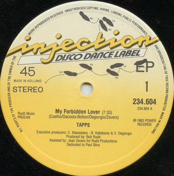 Tapps : My Forbidden Lover (12", EP)