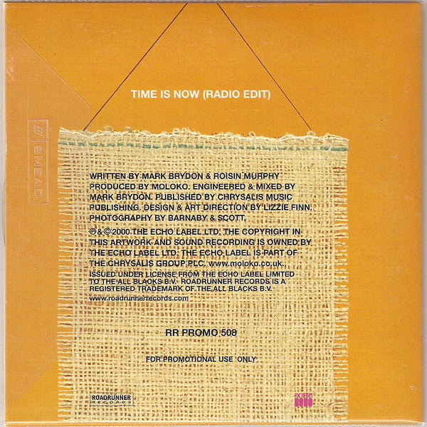Moloko : The Time Is Now (CD, Single, Promo)