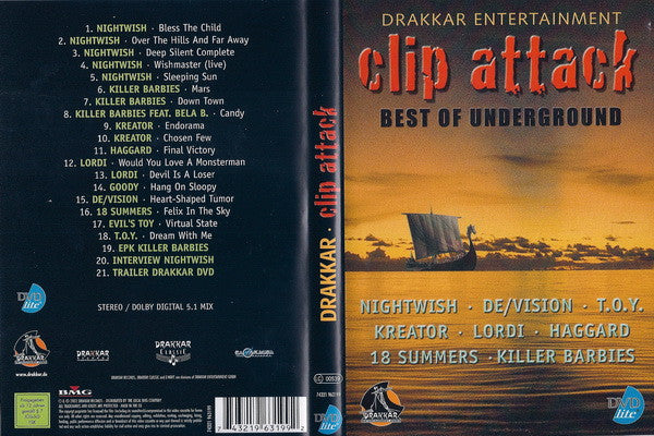 Various : Drakkar Clip Attack - Best Of Underground (DVD)