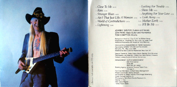 Johnny Winter : The Winter Of  '88 (CD, Album, RE)