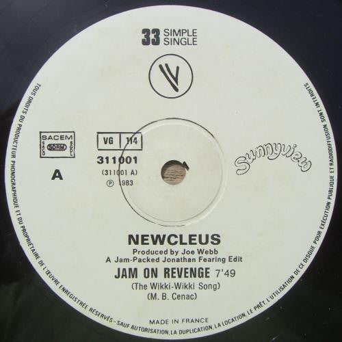 Newcleus : Jam On Revenge (The Wikki-Wikki Song) (12", Single, Ltd)