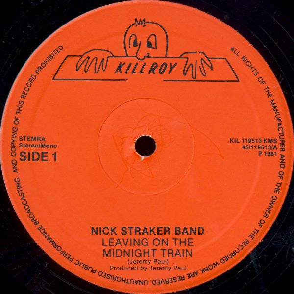 Nick Straker Band : Leaving On The Midnight Train (12", Maxi)
