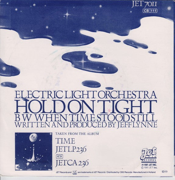 Electric Light Orchestra : Hold On Tight (7", Single)