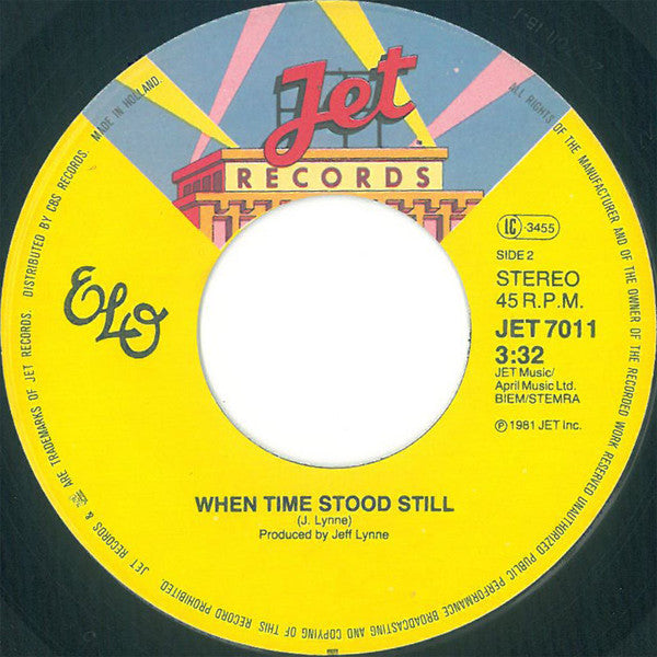 Electric Light Orchestra : Hold On Tight (7", Single)