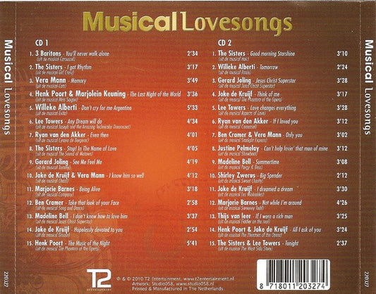 Various : Musical Lovesongs (2xCD, Comp)