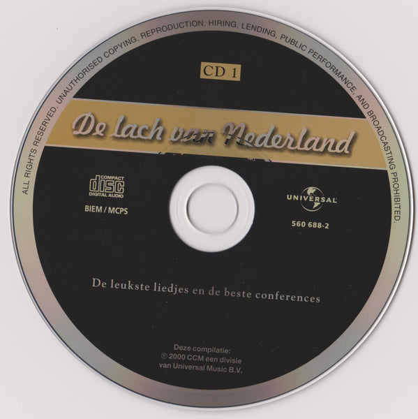 Various : De Lach Van Nederland (2xCD, Comp)