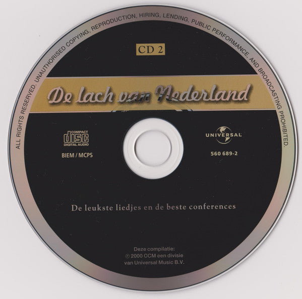 Various : De Lach Van Nederland (2xCD, Comp)